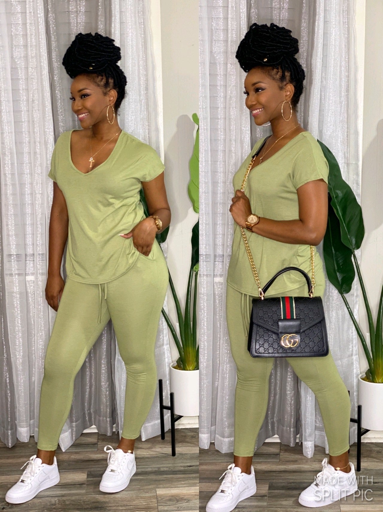 Olive Comfy Jogger Set