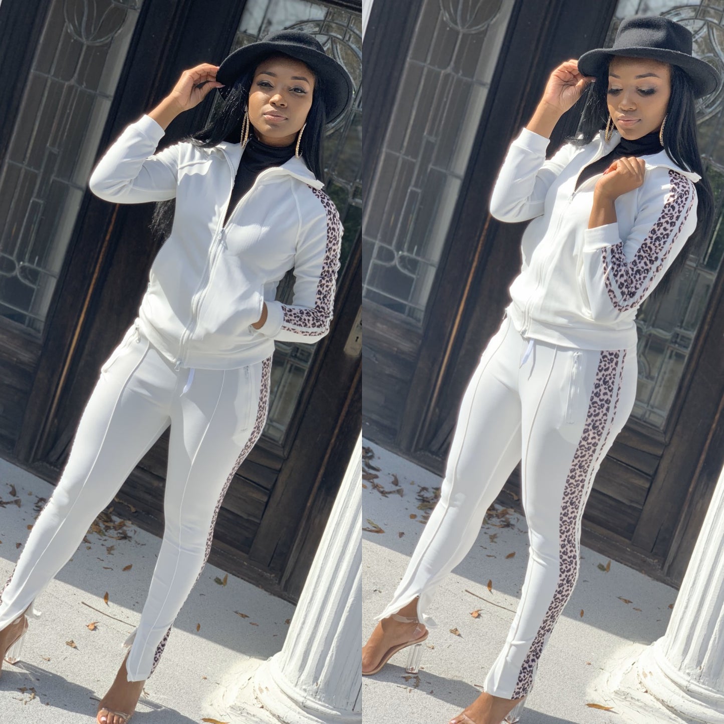 White Venom Track Suit Set