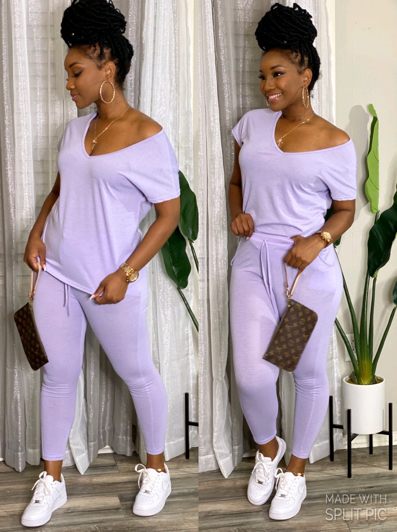 Lavender Comfy Jogger Set