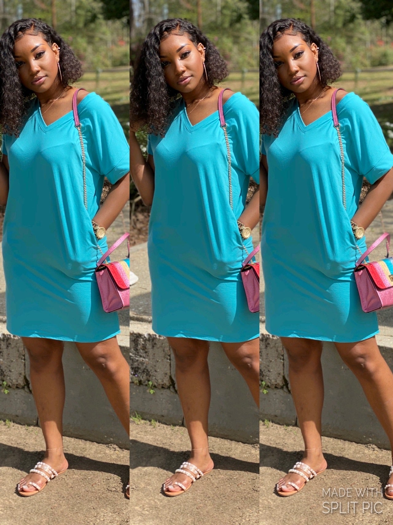 Blue Everyday Tee Dress