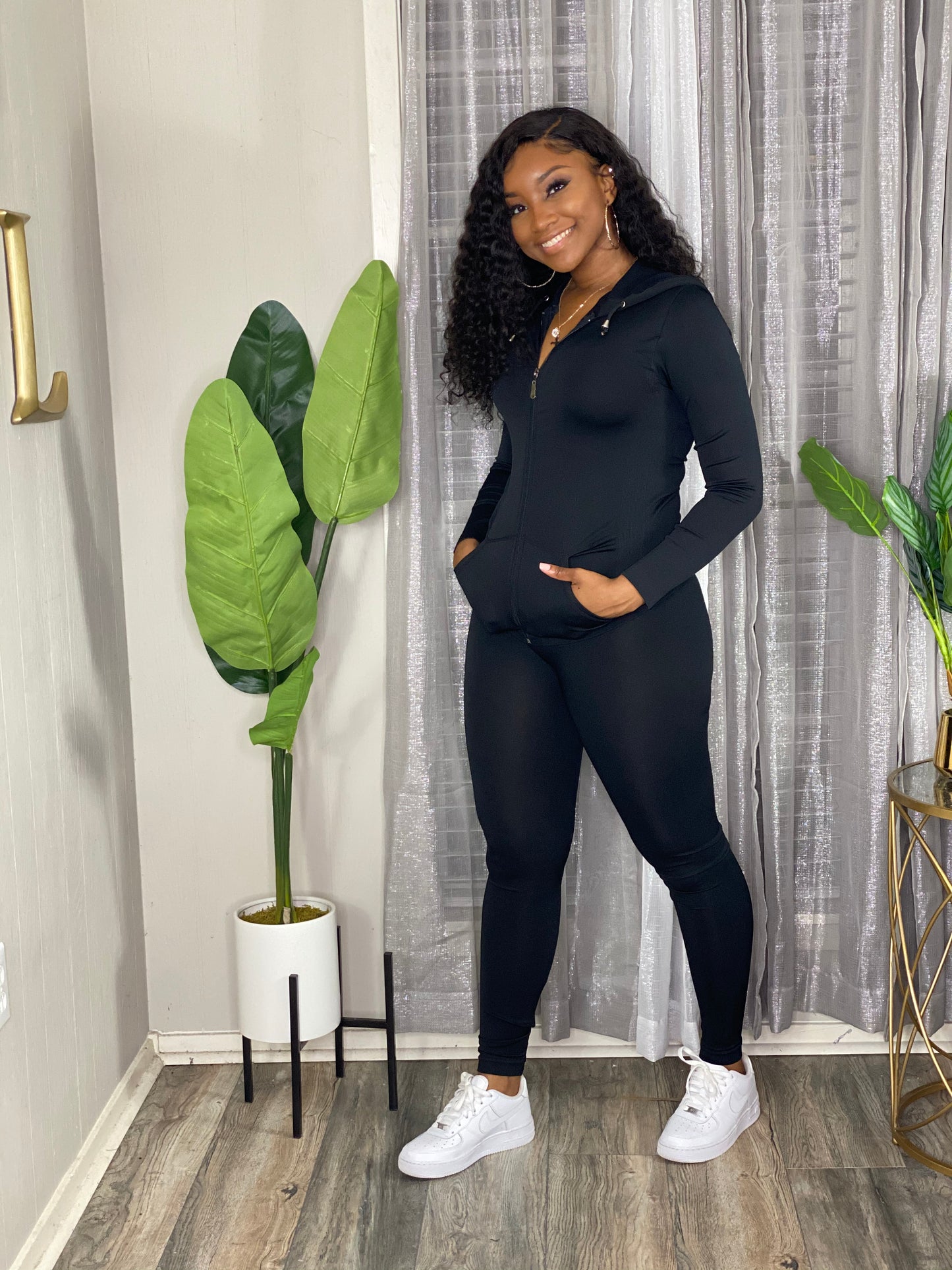 Black Legging Tracksuit