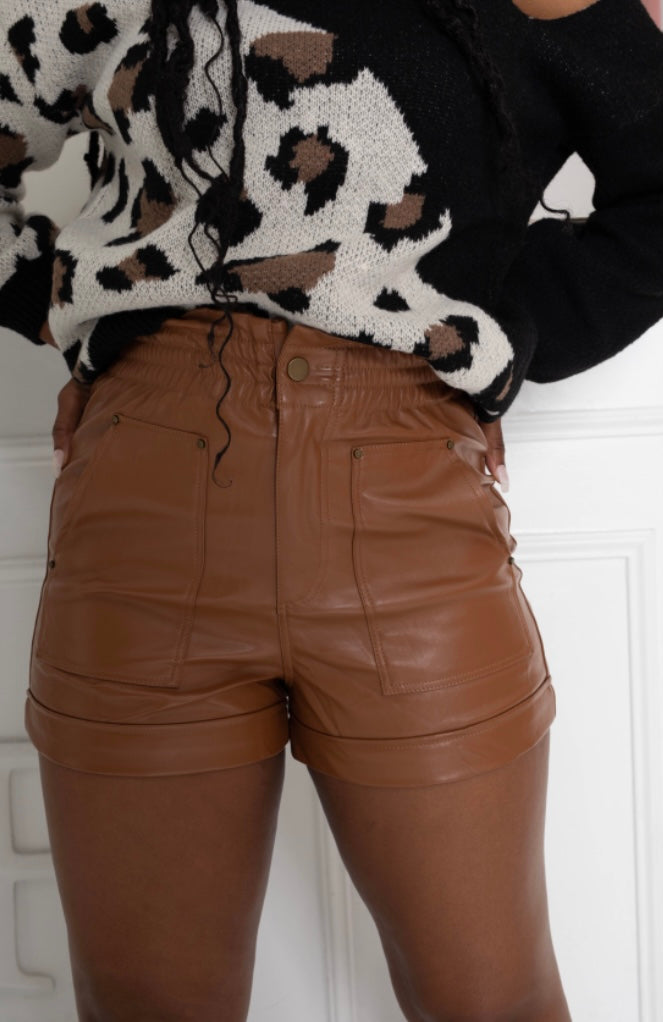 Leather Shorts