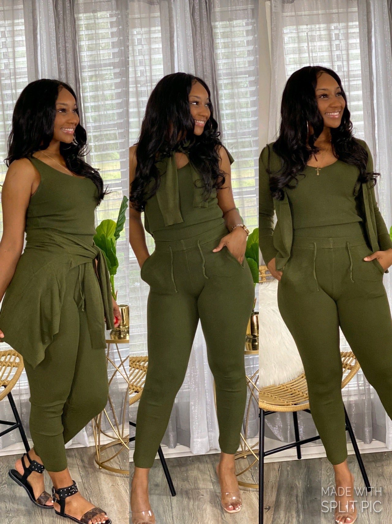 Olive 3 Piece Set