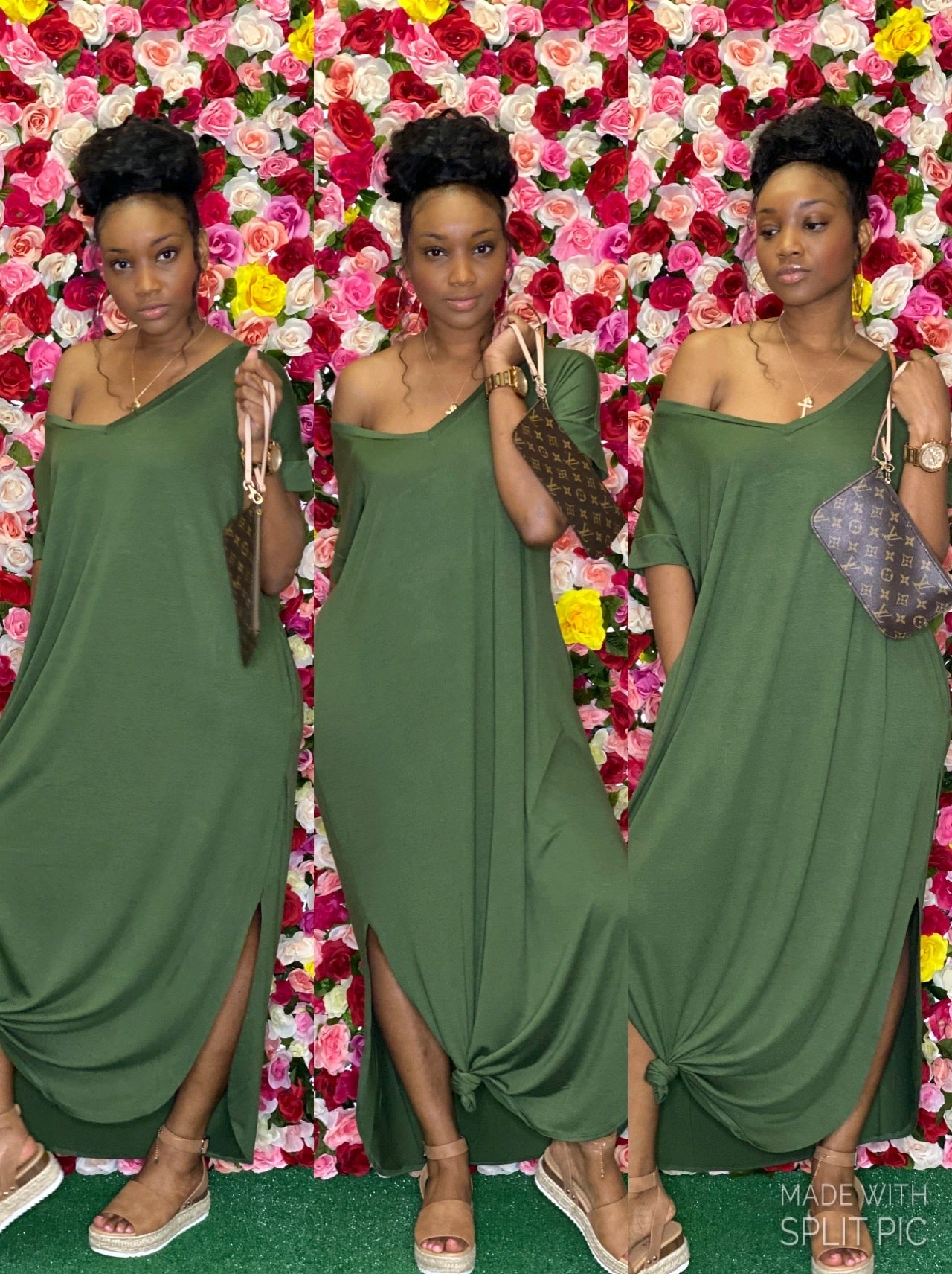 Green Maxi Comfy Dress