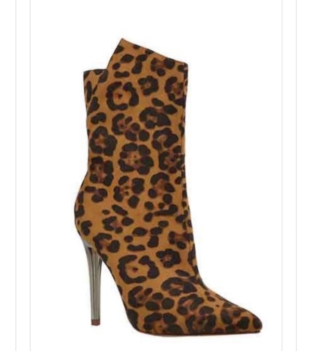 Leopard Stiletto Bootie