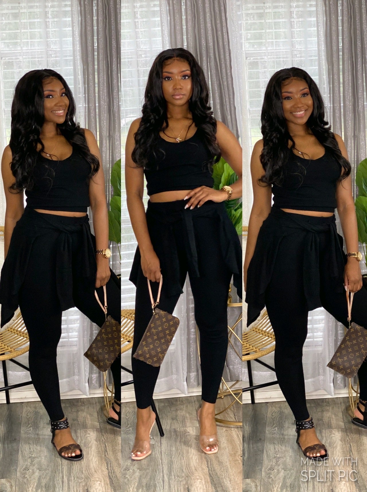 Black Hillary 3 Piece Set