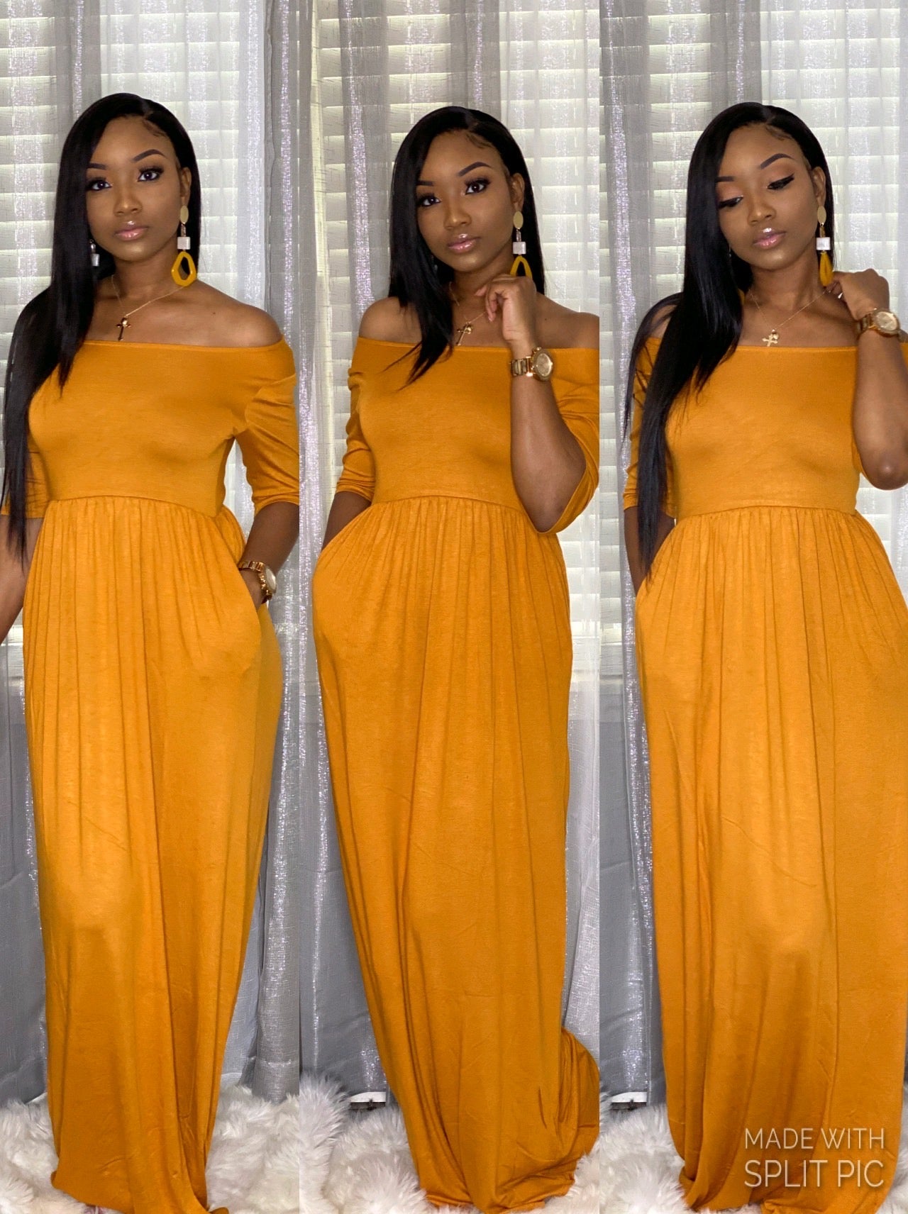 Mustard Maxi Dress