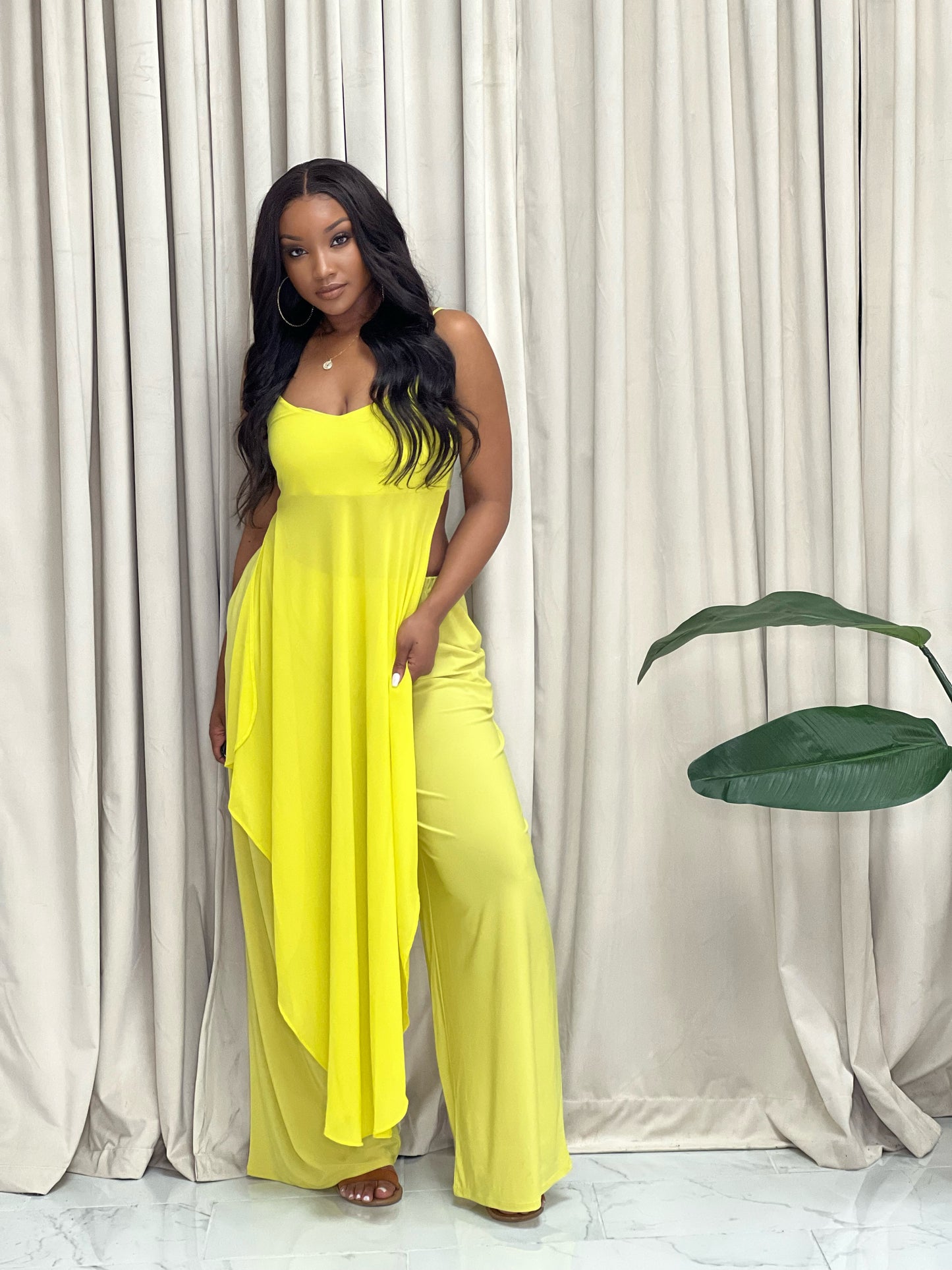 Lime 2 Piece Pant Set